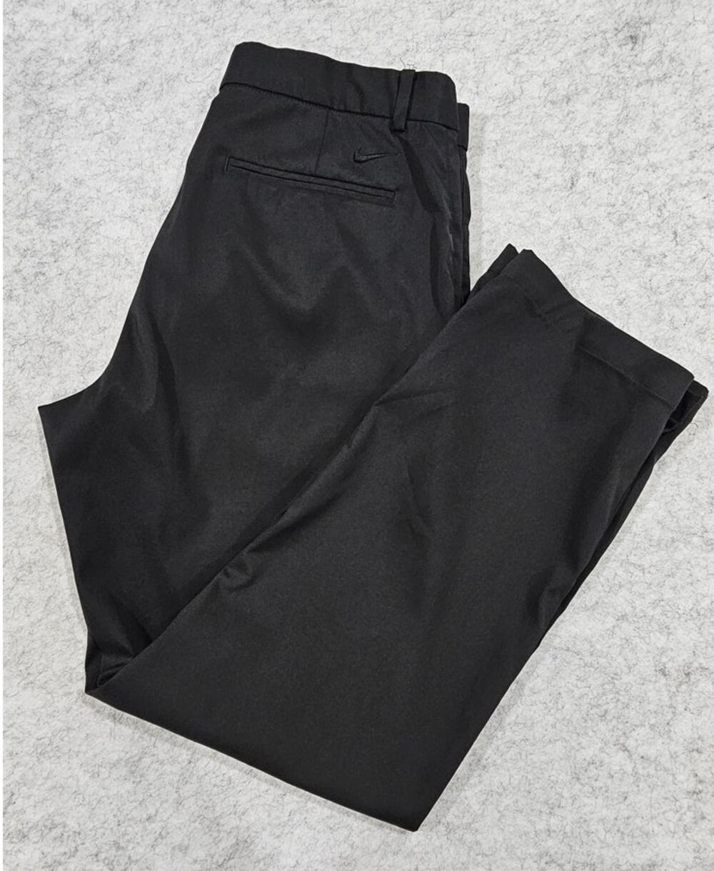 Nike Golf Pants Mens Standard Fit Black Dri-FIT Performance Sports 34x30